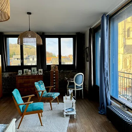 La Maison Bleue, Terrasses Et Vue Panoramique Semesterbostad