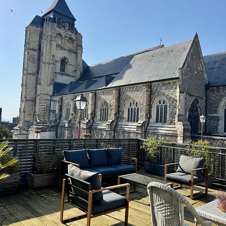 La Maison Bleue, Terrasses Et Vue Panoramique Le Tréport